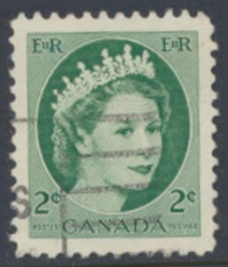  Canada  Sc# 338  Used QE II 1954 see details  / scans