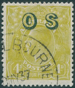 Australia 1932 4d yellow-olive Official SGO126 used