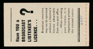 AUSTRALIA S.G.#SB31 3 1/2p QEII BOOKLET