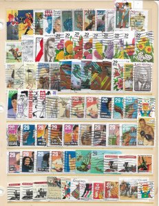 U.S. Collection 759 Diff. Commemoratives & Definitive Used 1992-2007 CV $225.00+