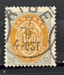 Denmark #34 Used- SCV=$60.00