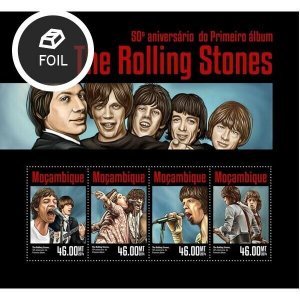 2014 MOZAMBIQUE MNH. ROLLING STONES    |  Michel Code: 7485-7488