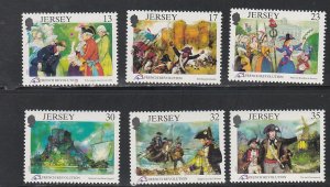 Jersey # 516-521. French Revolution  Bicentennial, Mint, NH, 1/2 Cat.