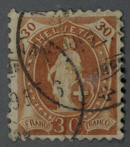 Switzerland #95 Used VF Cancel Date 14.VII.93 - 6