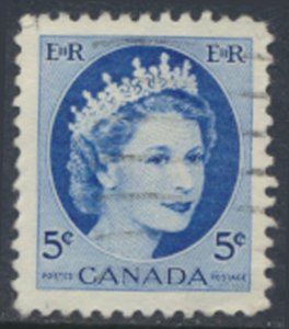  Canada  Sc# 341   Used  QE II 1954 see details  / scans
