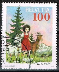 Switzerland 2010,Sc.#1381 used  Europa (C.E.P.T.): Heidi  Childrens Books