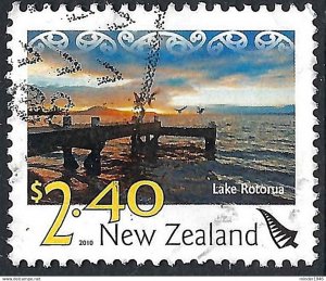 NEW ZEALAND 2010 QEII $2.40 Multicoloured, Scenic-Lake Rotorua SG3228 FU