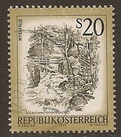 Austria 1977 Issue Scott # 975 Used. Free Shipping for All Additional Items.