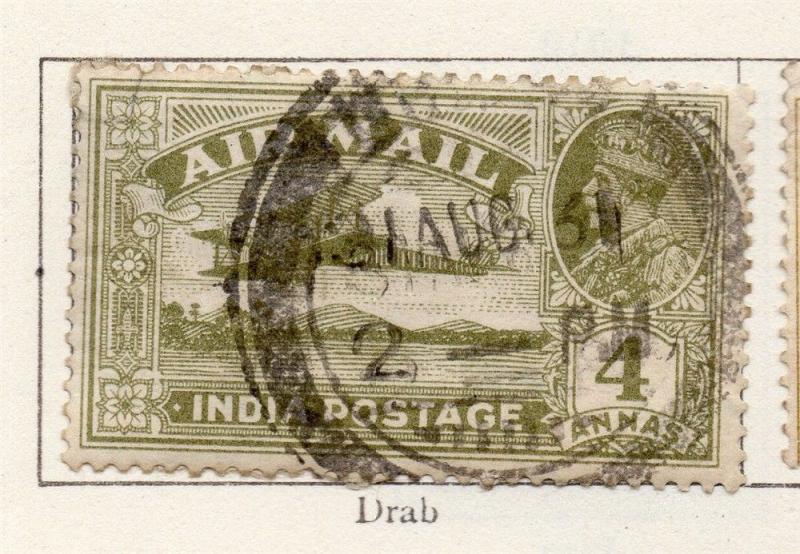 India 1926-29 Early Issue Fine Used 4a. 269126