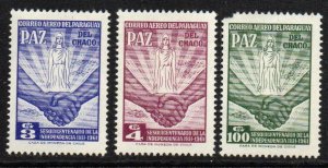 Paraguay Sc #C288-C290 Mint Hinged