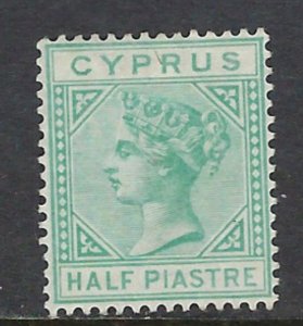 Cyprus 11 No Gum Unused 1881 issue (ap8575)