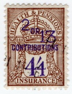 (I.B) George V Revenue : Health & Pensions Insurance 4/4d (unlisted)