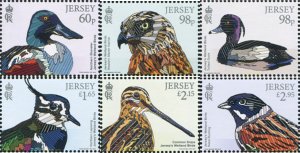 739448 MNH JERSEY 2024 AVES ACUáTICAS DE JERSEY