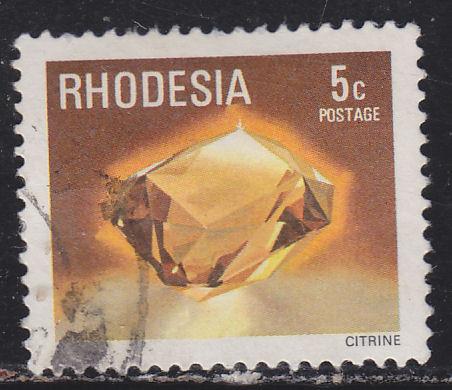 Rhodesia 296 Citrine 1970