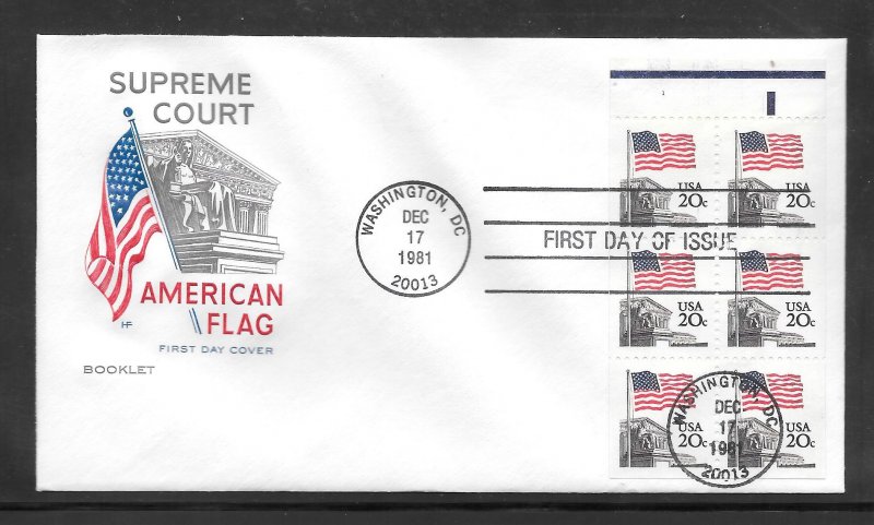 Just Fun Cover #1896A FDC HF Cachet. House of Farnam (myA125)
