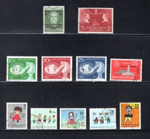 Netherlands Antilles #B20, B26, B55-8, B59-3  VF, Used, CV $5.25 ... 4210233