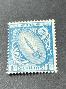 IRELAND # 117-MINT/HINGED---SINGLE--BLUE---1940-42