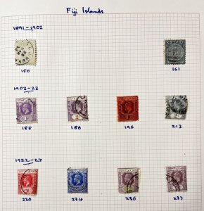 Fiji  Ireland Kenya Heligoland QV/QE Used MH(50+)  MK5631