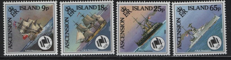 ASCENSION, (4) SET, 445-448, MNH, 1988, Australia bicentennial