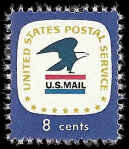 # 1396 MINT NEVER HINGED U.S. POSTAL SERVICE EMBLEM XF+