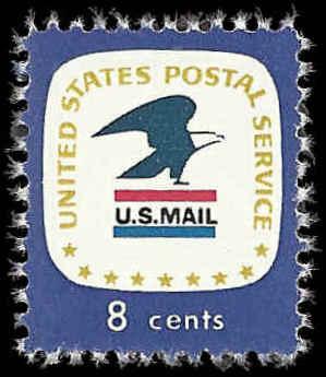 # 1396 MINT NEVER HINGED U.S. POSTAL SERVICE EMBLEM XF+