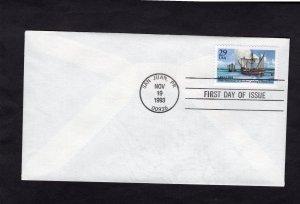 2805 Columbus Landing in Puerto Rico, FDC no cachet