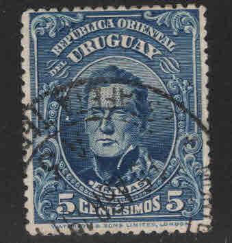 Uruguay Scott 190 used perf 15 stamp