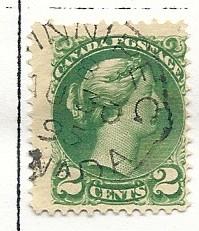 Canada # 36 2c Queen Victoria Cat.$2.25
