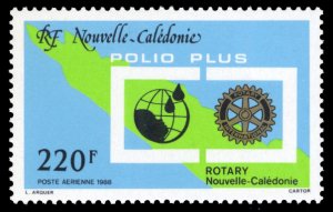 New Caledonia Rotary 1988 Scott #C215 Mint Never Hinged