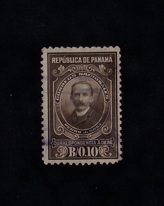 Panama Scott #J4 Used Note