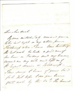 GB HISTORIC LETTER to Captain 2nd Life Guards Yorks HUNTING Free EL 1827 AC336 