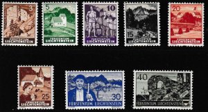 Liechtenstein 1937-38 Scott 136-150 (14) Complete Set in XF/NH/(**) Condition