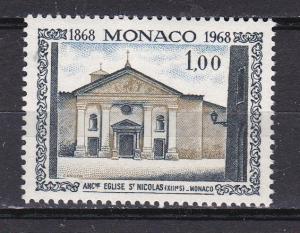 Monaco  688 MNH 1968 St. Nicholas Church