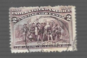 United States 1893 - U - Scott #231 *