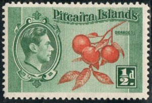 Pitcairn Islands  #1  Mint LH CV $0.75