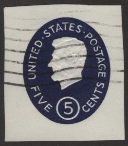 SC#U544 5¢ Lincoln Cut Square (1962) Used