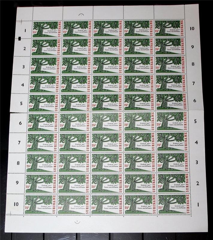 Suriname 1966 MNH Large Lot Blocks M/S Welfare Charity Migration 750+Stamps#C896