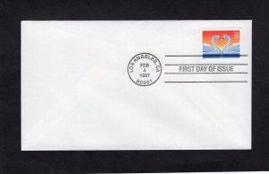 3124 LOVE, FDC no cachet