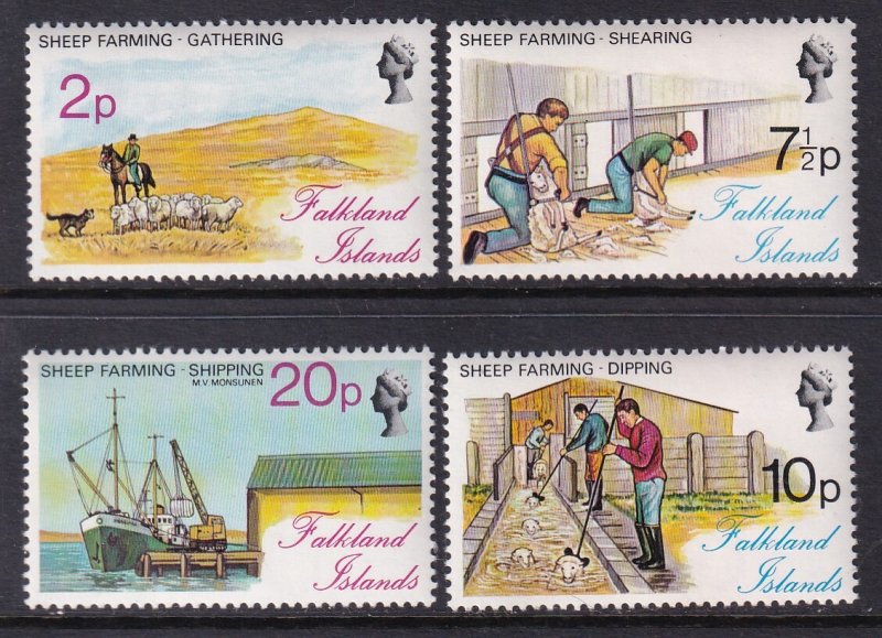 Falkland Islands 250-253 MNH VF