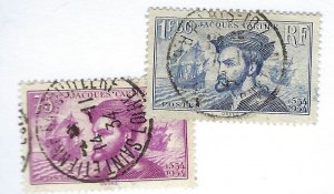 France SC#296-297 Used F-VF...Grab a Bargain!