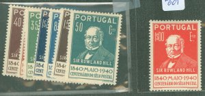 Portugal #595-602 Unused Single (Complete Set)