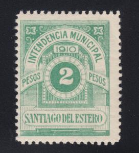 Argentina, Santiago Del Estero, Forbin 13 MLH. 1910 2p Municipal Fiscal