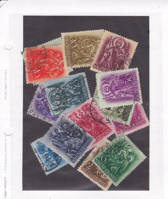 Hungary # 511-524, Complete Set, Used, 1/3 Cat.