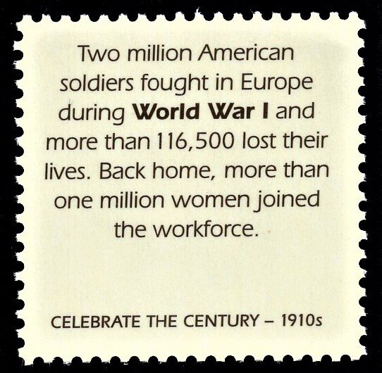 US 3183i MNH VF 32 Cent U.S Enters World War I Celebrate the Century 1910s