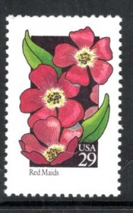 US 2692 MNH VF Wildflowers-Red Maids