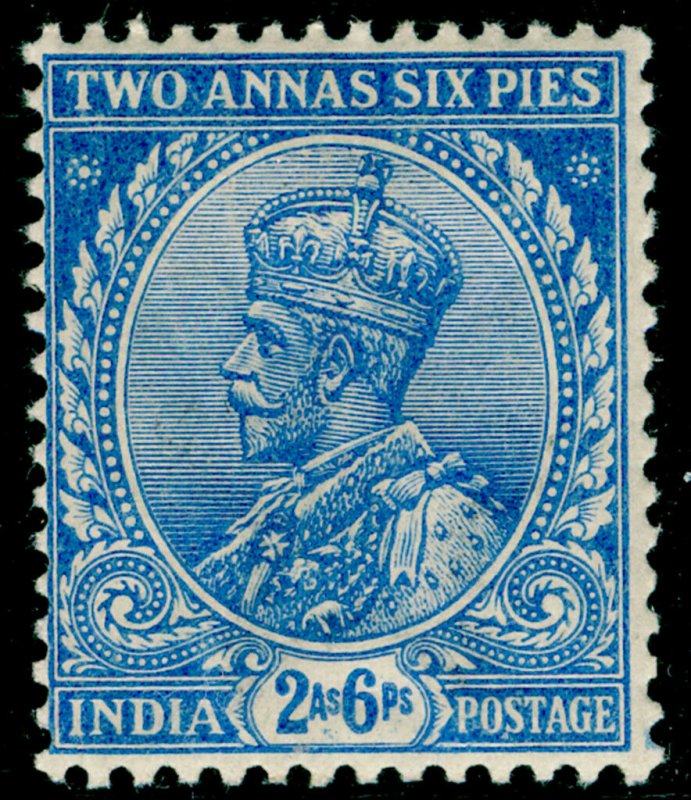 INDIA SG170, 2a 6p ultramarine, M MINT.