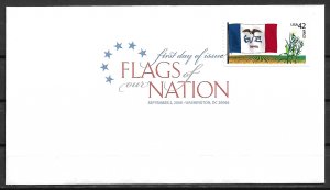 2008 Sc4291 Flags of Our Nation: Iowa FDC
