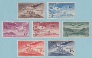 IRELAND C1 - C7 AIRMAILS  MINT HINGED OG * SET - NO FAULTS VERY FINE! - R369