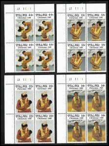 PCBstamps    Palau #90-93 PB Set, Christmas, Mothers & Children, (1)