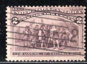 United States Scott # 231, used